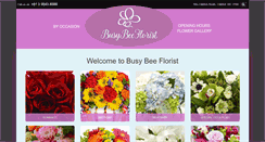 Desktop Screenshot of busybeeflorist.com.au